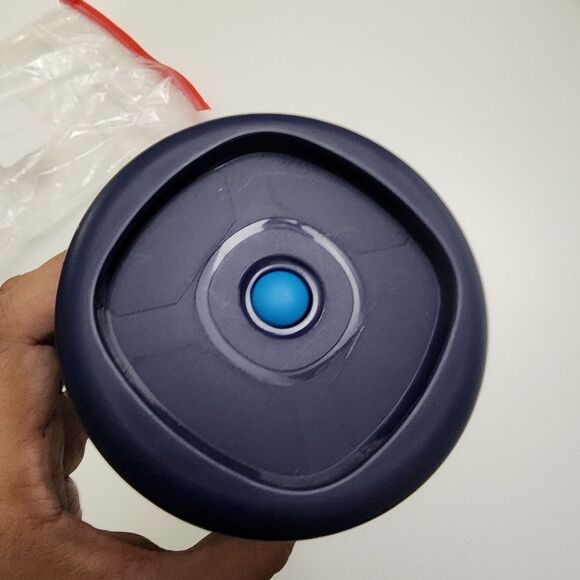 Tupperware Peacock Blue Insulated Soup Mug Travel Jar NEW - Picture 3 of 7